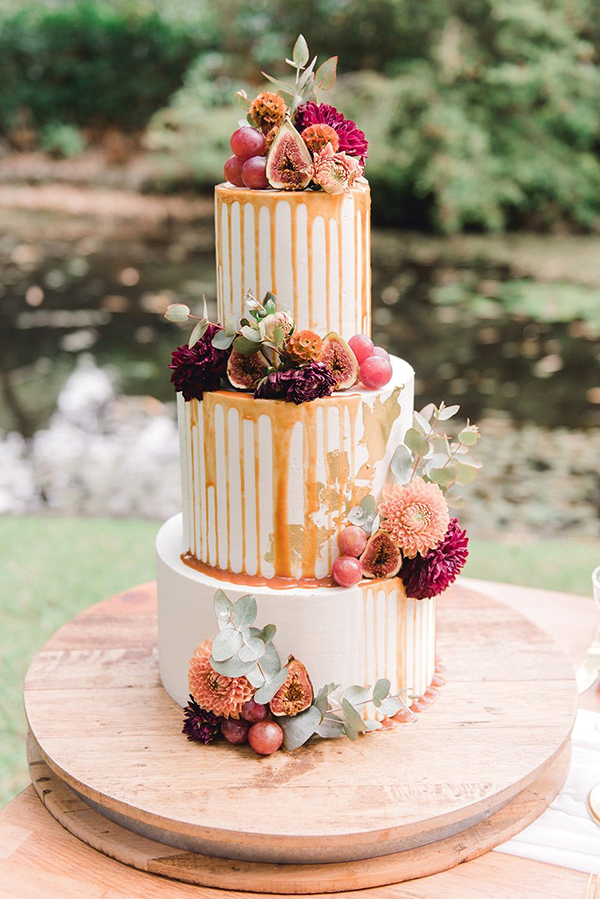 torta matrimonio in autunno